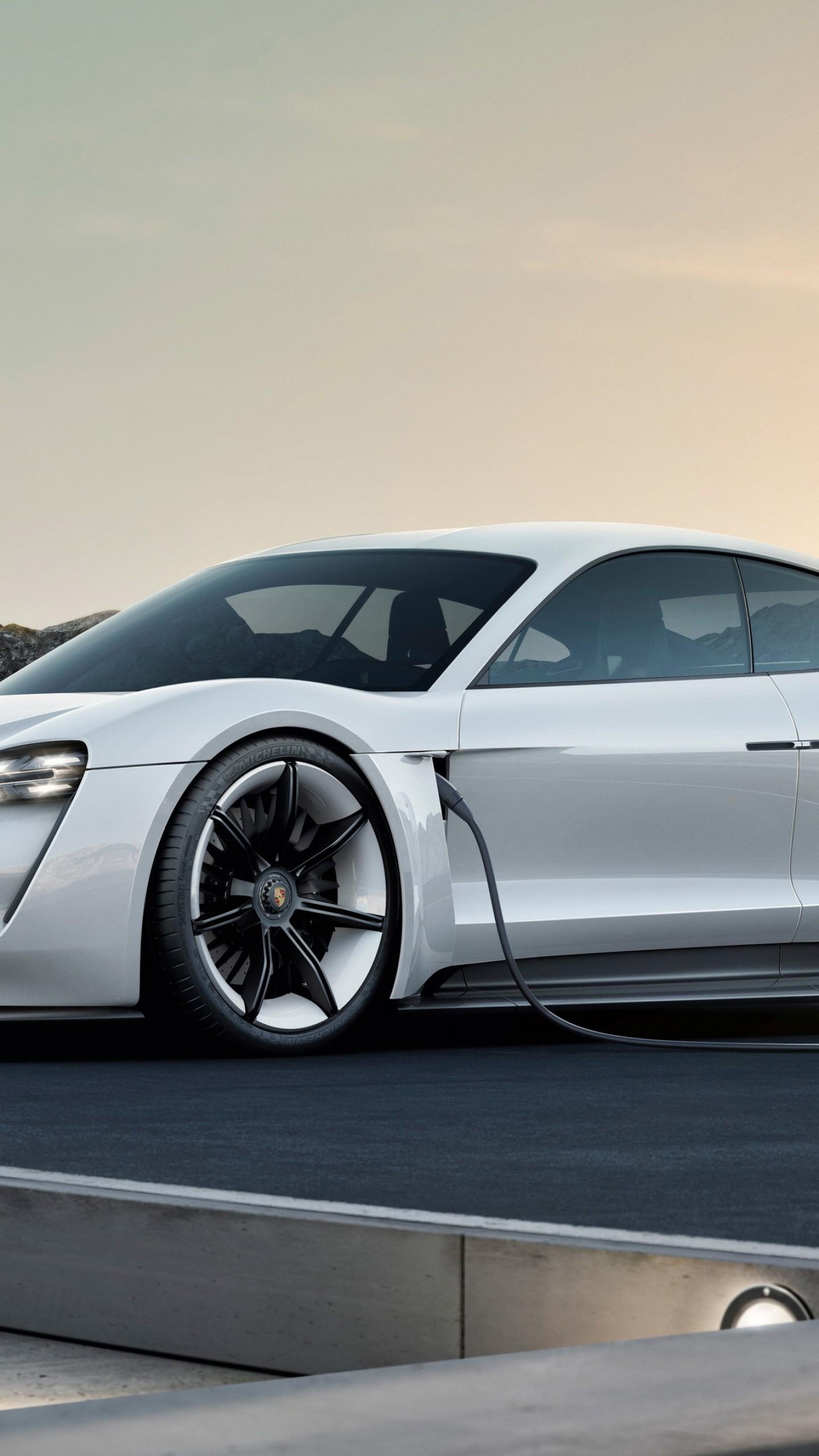 1440x2560 Wallpaper Porsche Taycan, Electric Car, supercar, 2020 Cars, 4K, Phone