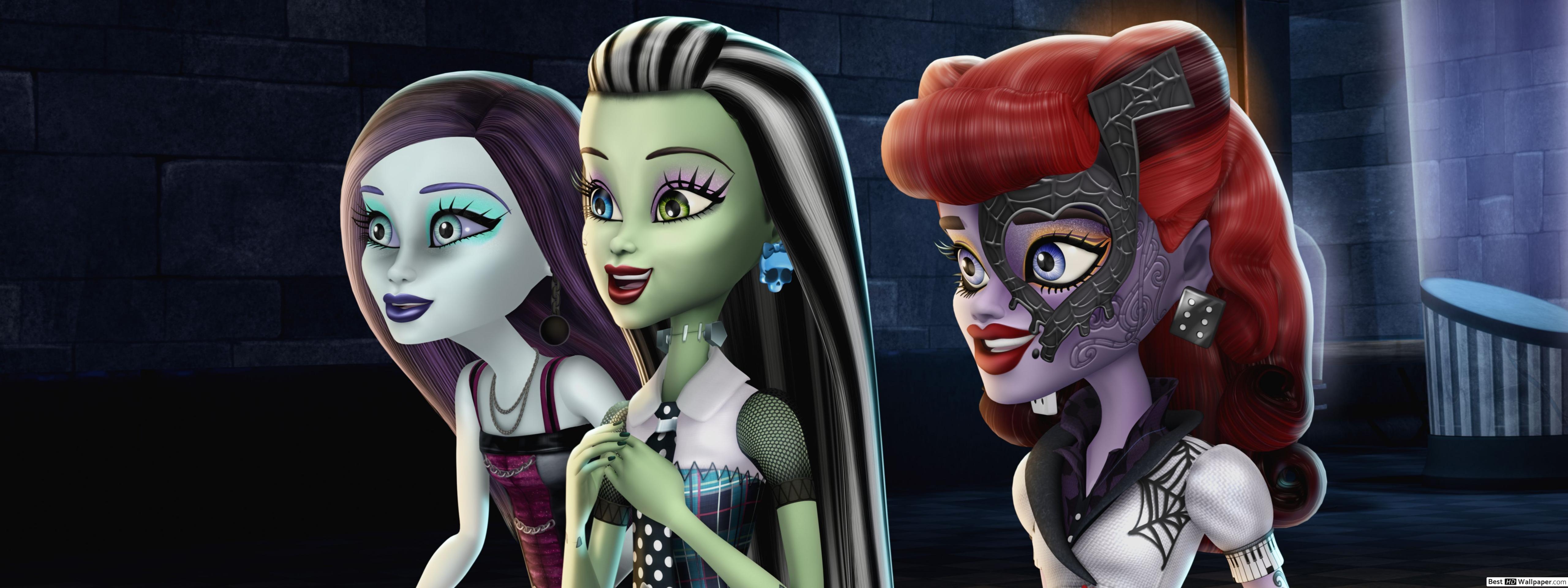 5120x1920 Monster high: Ghouls rule HD wallpaper download, Dual Screen