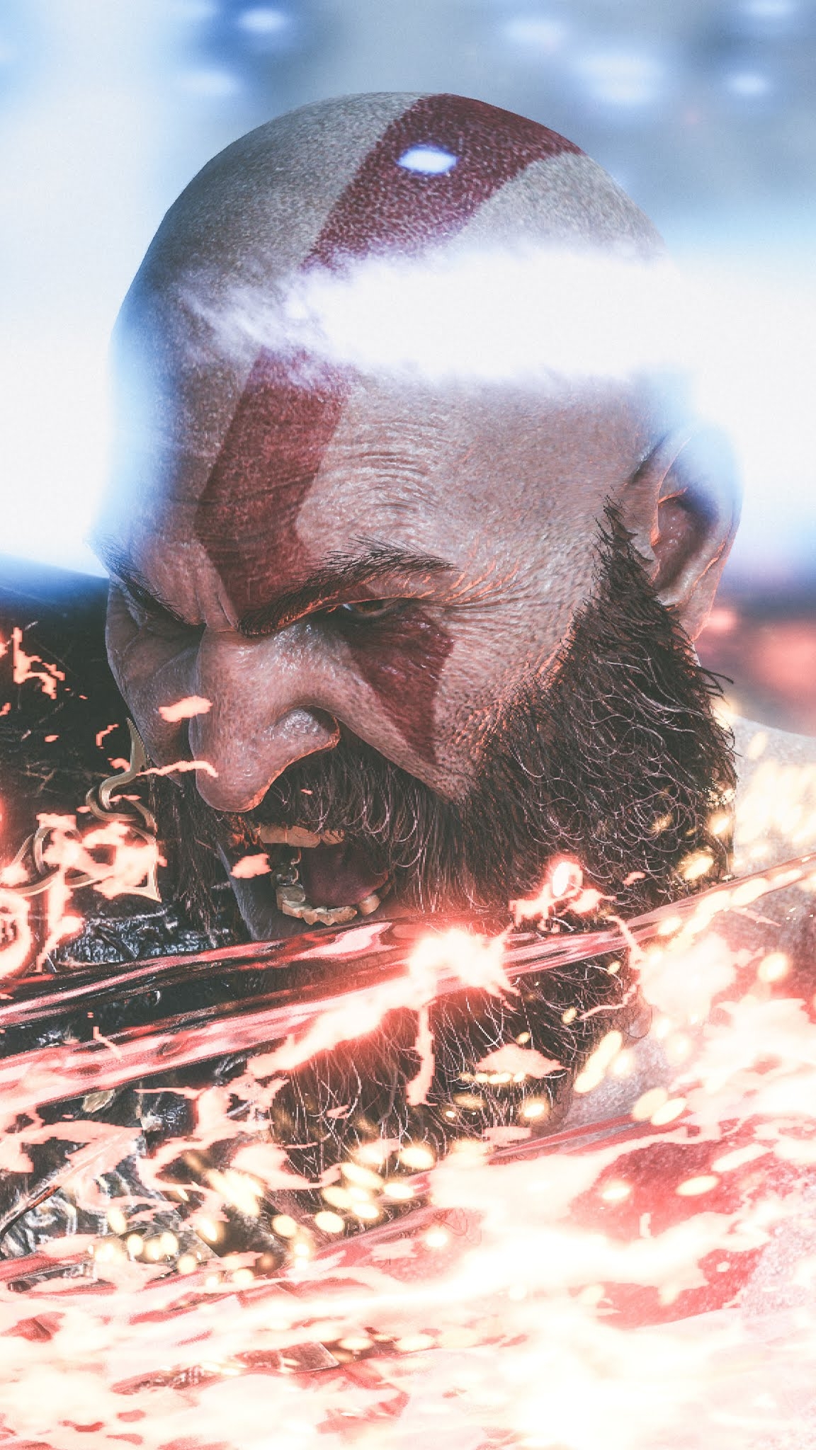 1160x2050 Kratos of war 4 game mobile.hdmobilewalls.com, Phone