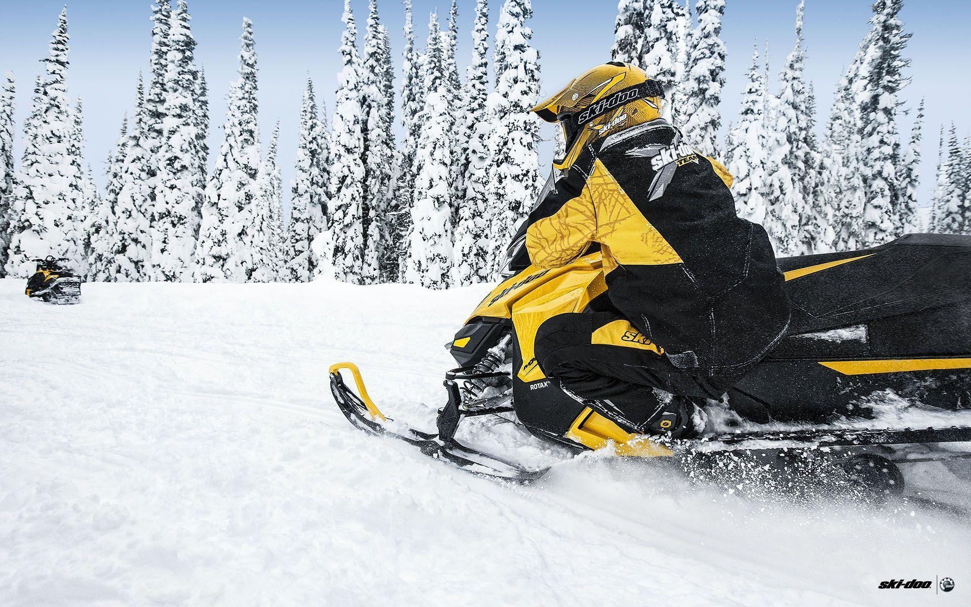 1920x1200 SKI DOO MXZ Turbo Sno Pro Snowmobile Winter Ski Doo E Wallpaper, Desktop