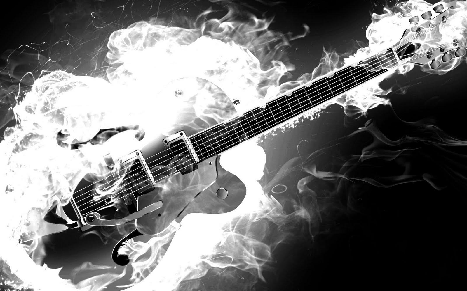 1600x1000 Smoke Guitar Flash Music Wallpaper, Desktop