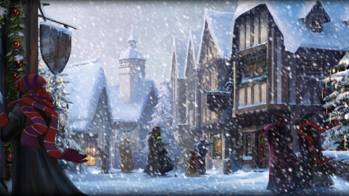 1200x670 Aesthetic Christmas Desktop Harry Potter Christmas Wallpaper, Desktop