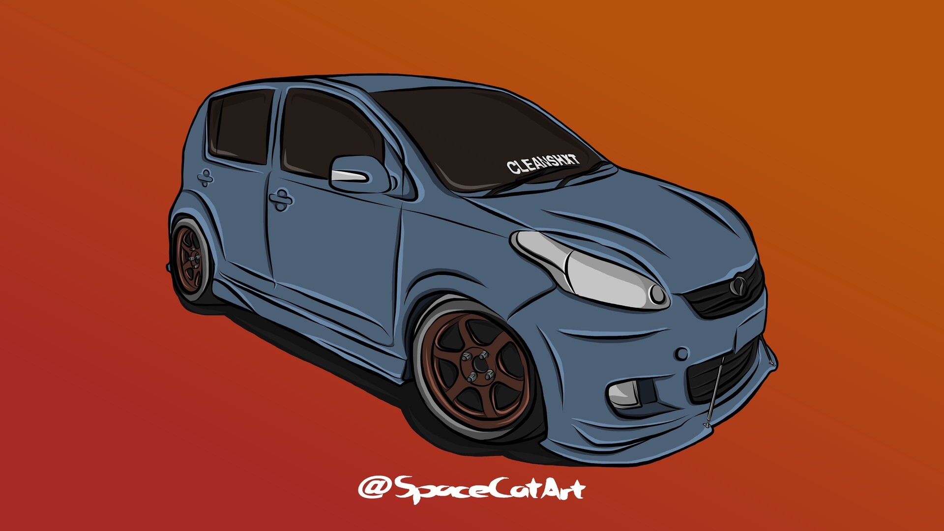 1920x1080 Myvi Stance, Ameerul Adnan, Desktop