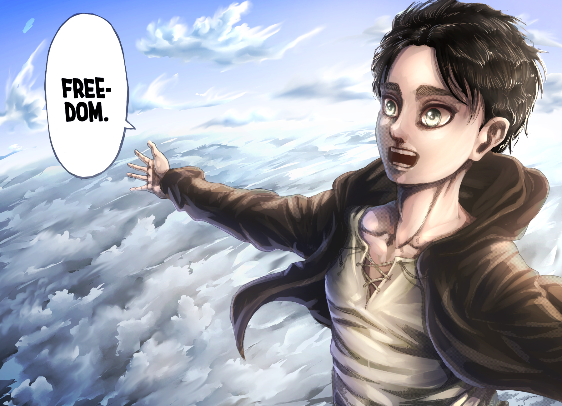 1800x1300 Eren freedom Wallpaper Free Eren freedom Background, Desktop