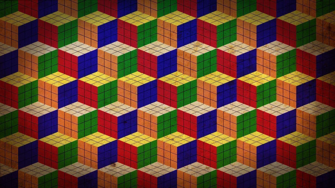 1370x770 Rubik's Cube Wallpaper By Villhelm E, Desktop