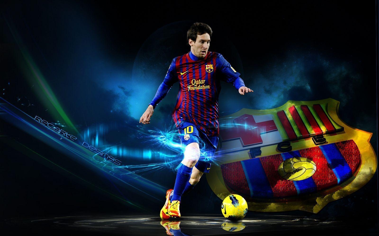 1600x1000 Desktop Lionel Messi Kick Football HD Free Background Mobile, Desktop