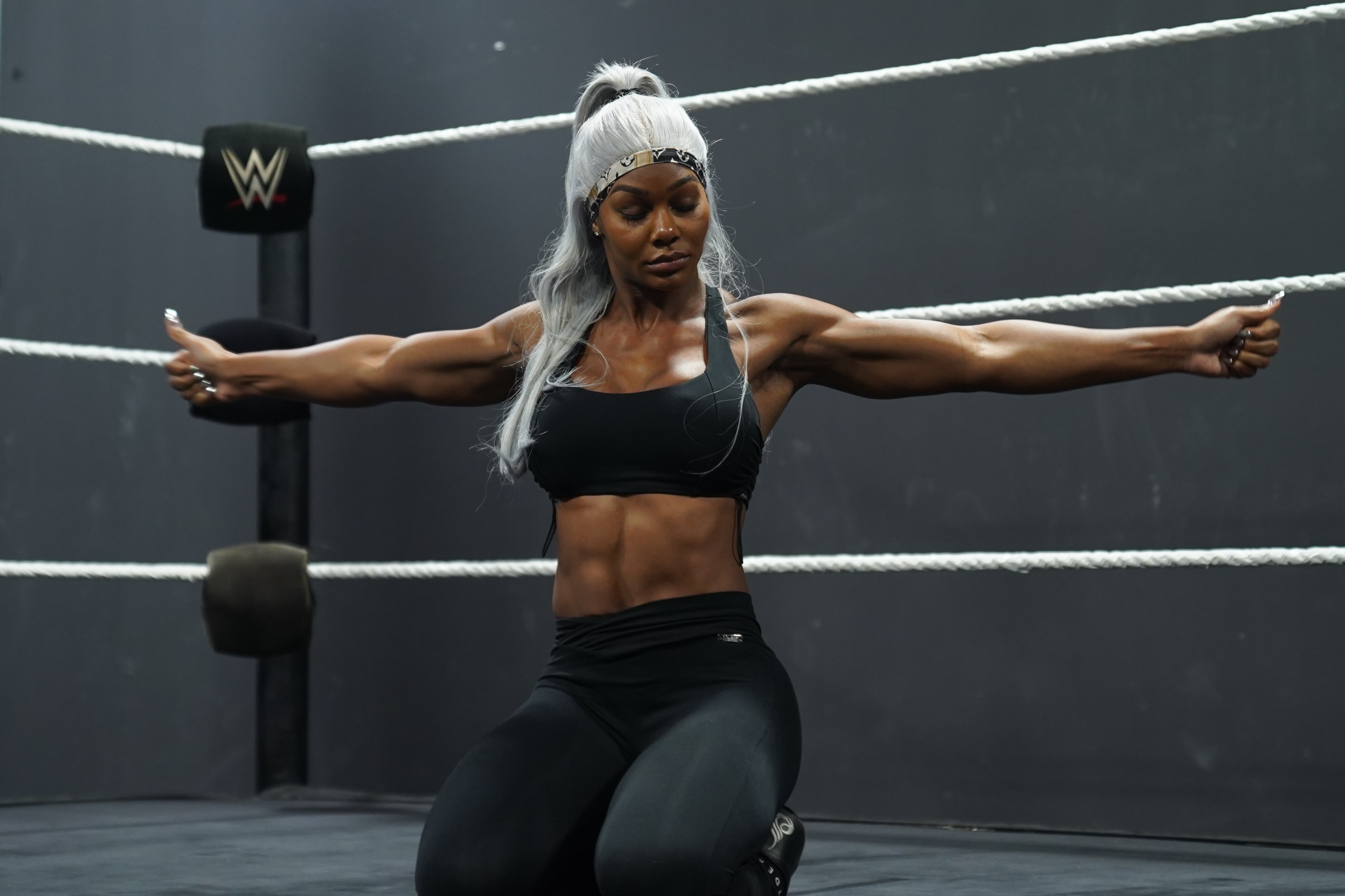 3940x2630 WWE: Jade Cargill looks ripped in behind the scenes training session, Desktop