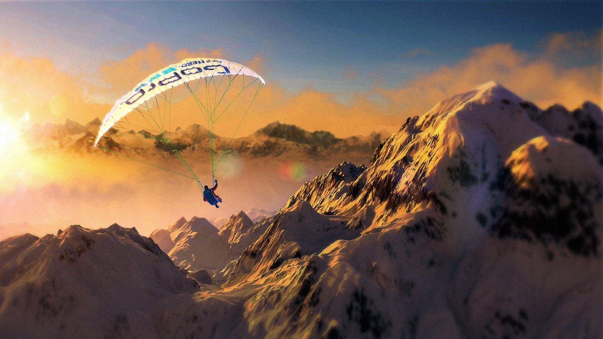 1920x1080 Paragliding Wallpaper, Desktop