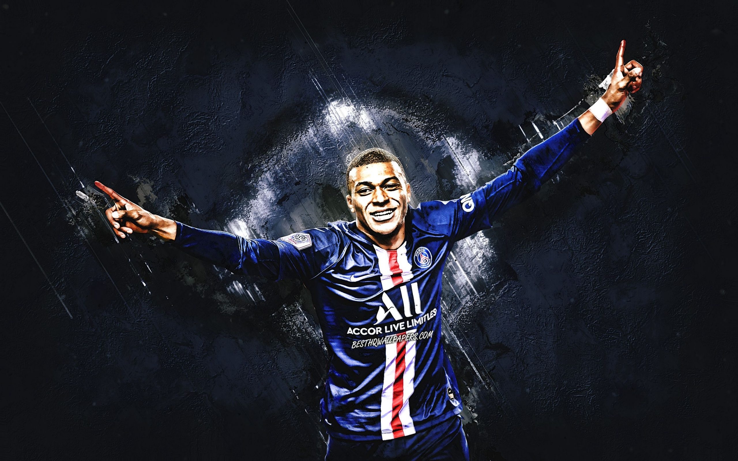 2560x1600 Kylian Mbappe PSG Wallpaper HD, Desktop