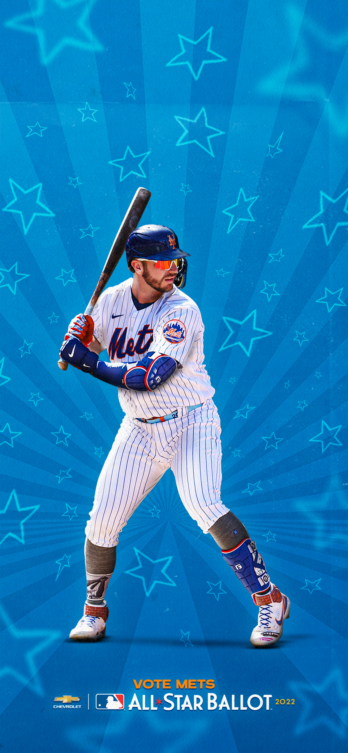 1130x2440 New York Mets need a wallpaper that reminds you to #VoteMets every day. #WallpaperWednesday Vote 5x a day, Phone