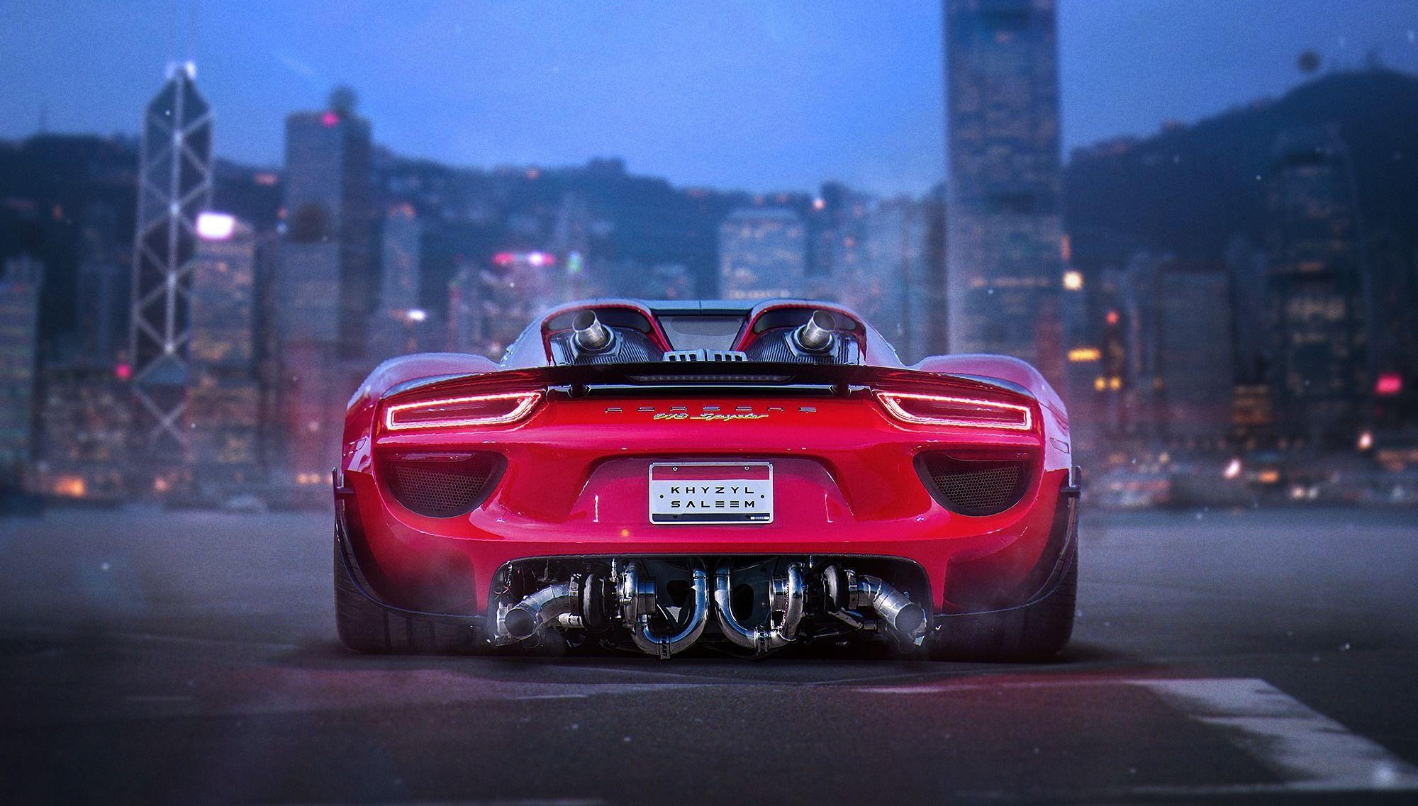 2000x1140 Twin Turbo Porsche 918 Spyder Rendered, The Imaginary Facelift, Desktop