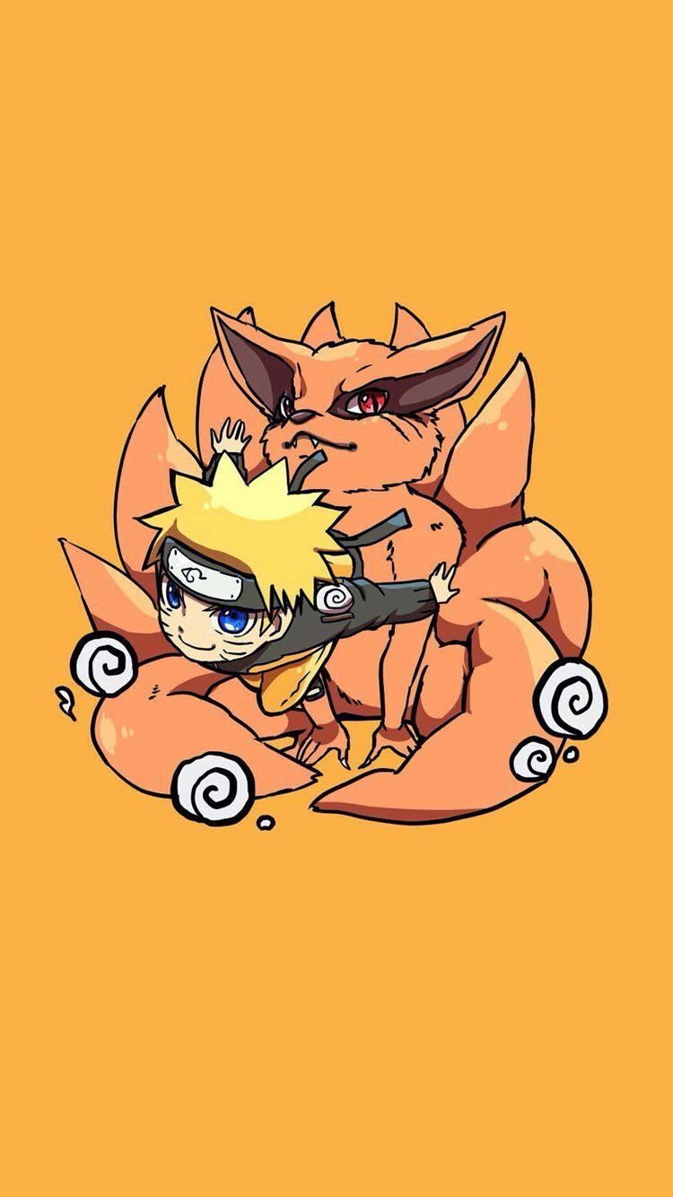 750x1340 Uzumaki Naruto and Kurama the Kyuubi. Tap image for more Cute, Phone