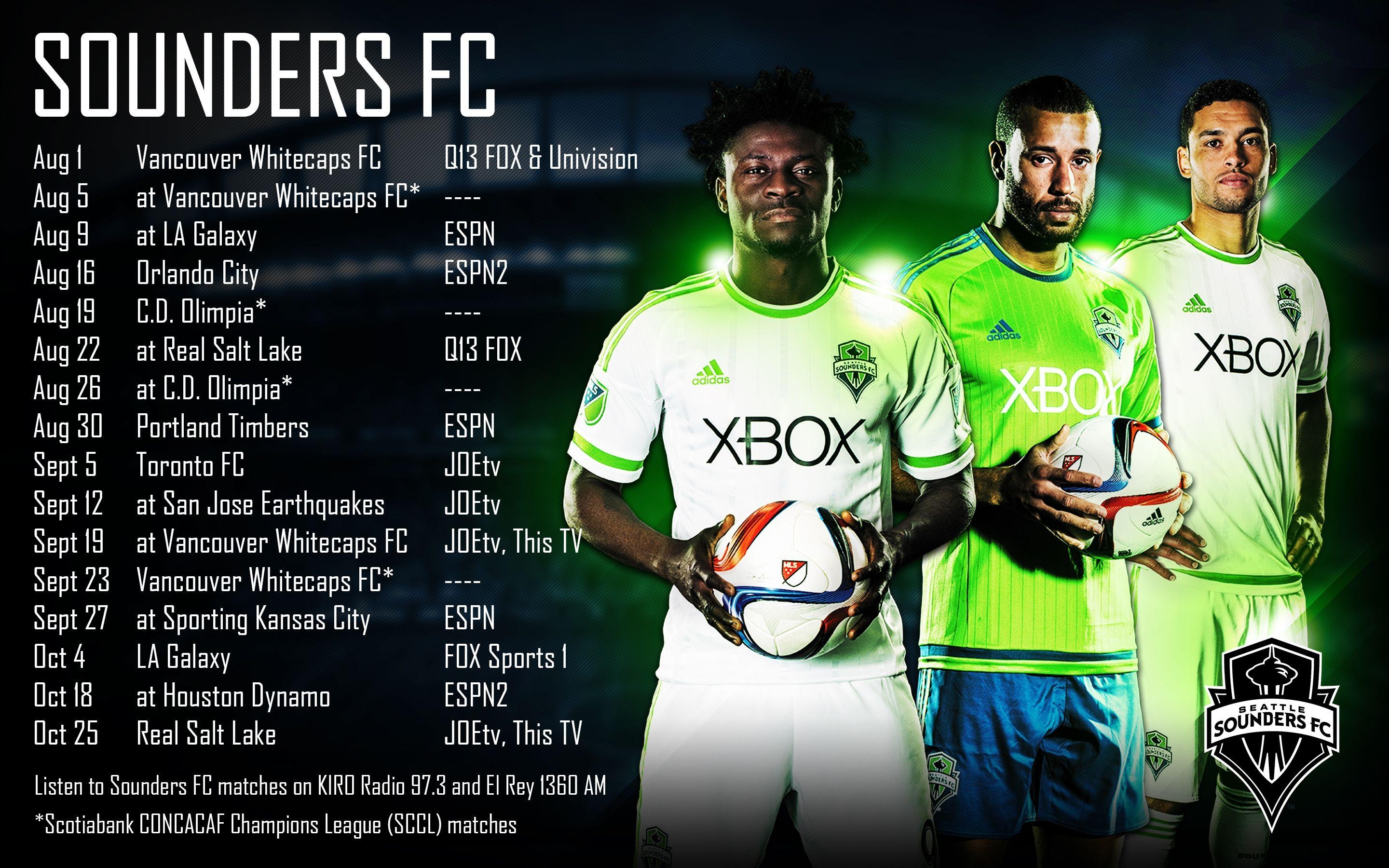 2880x1800 Updated Schedule Wallpaper. Seattle Sounders FC, Desktop