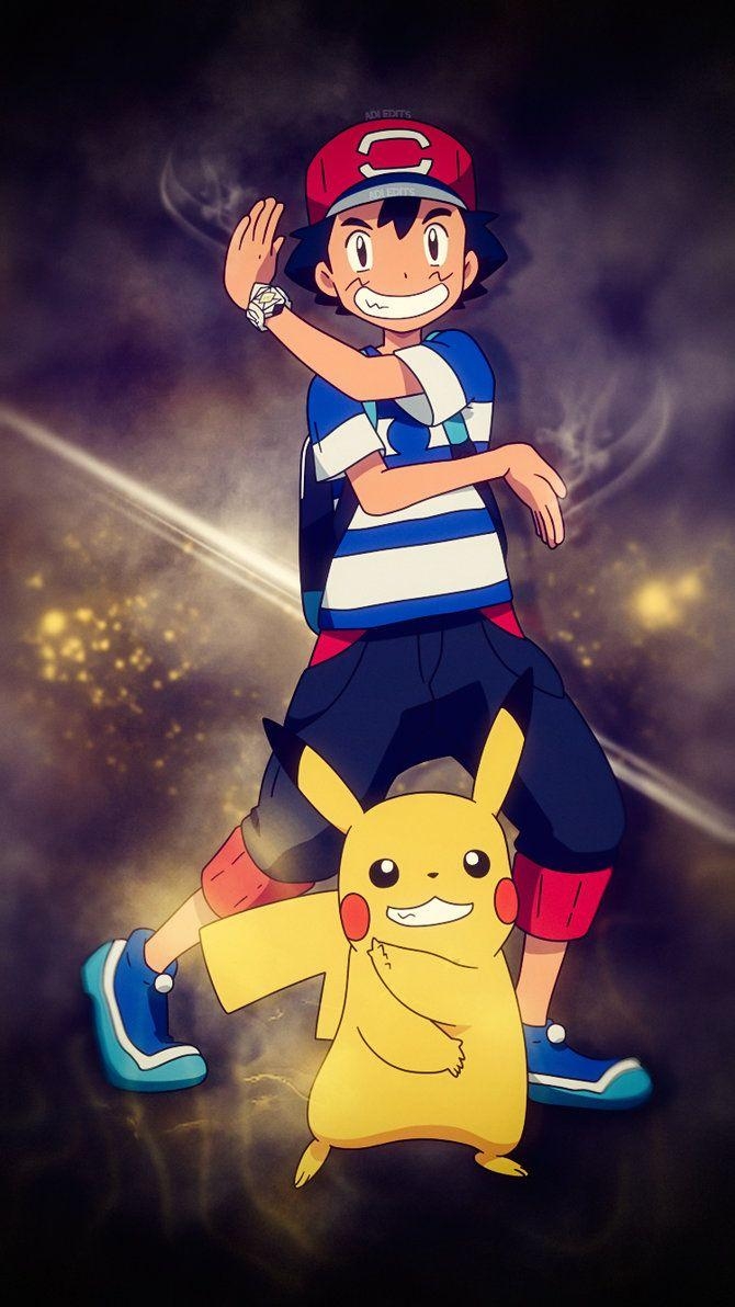 670x1200 Ash Ketchum Pikachu Pokemon Wallpaper HD By Adi 149, Phone