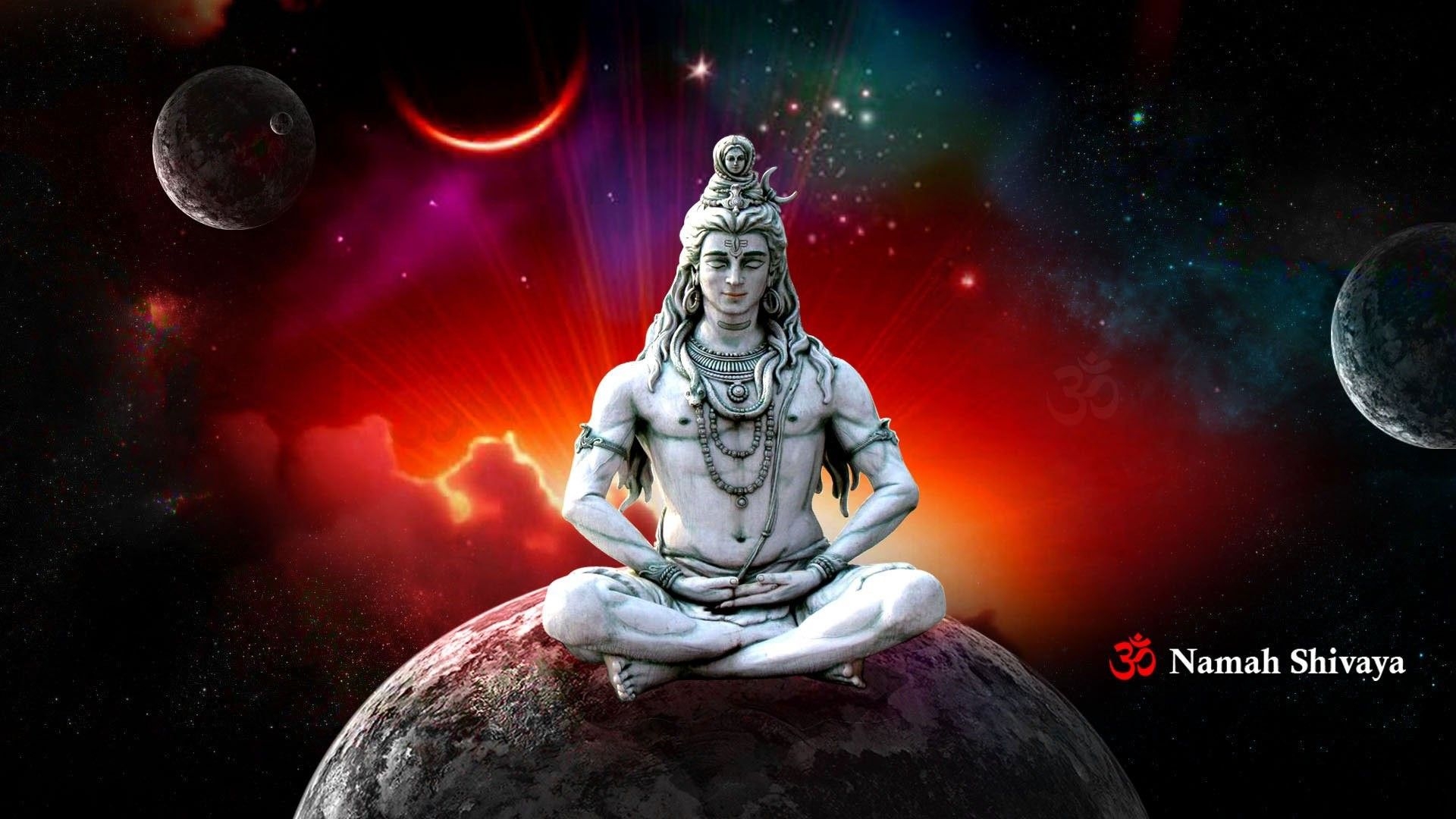 1920x1080 Lord Shiva In Rudra Avatar Animated Wallpaper Data Shiva In Meditation, Desktop