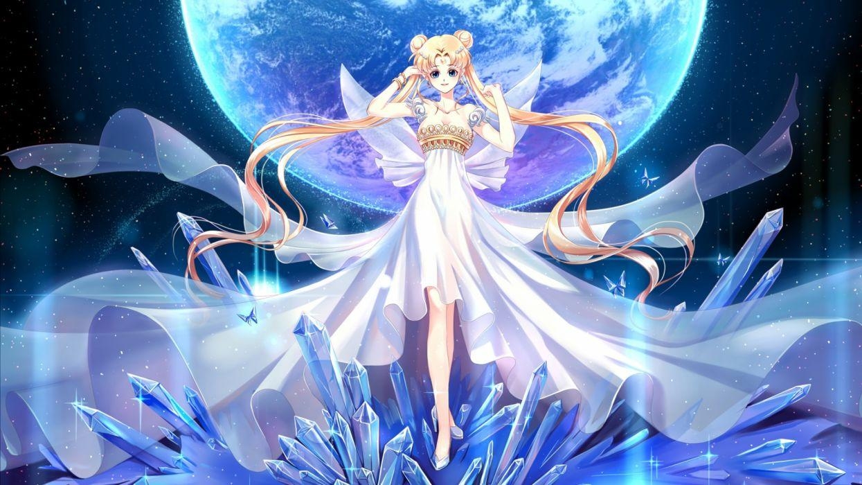 1250x700 Usagi anime girls space fantasy sailormoon dress princess, Desktop