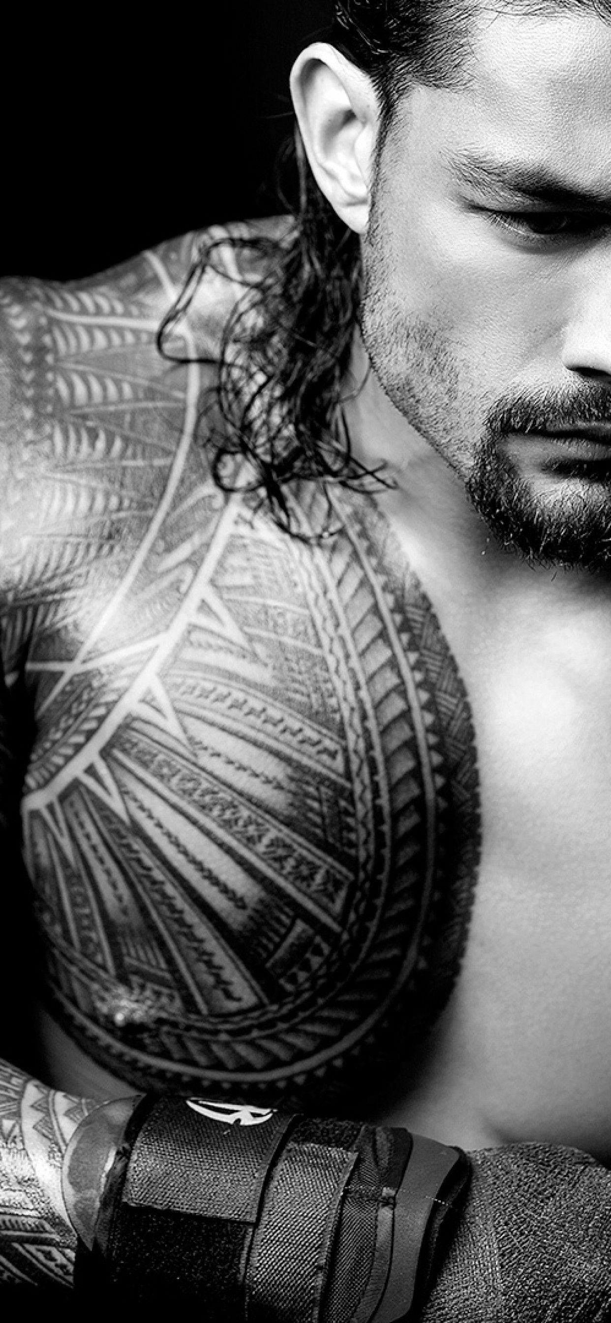 1250x2690 Roman Reigns iPhone XS Max Wallpaper Download, Phone