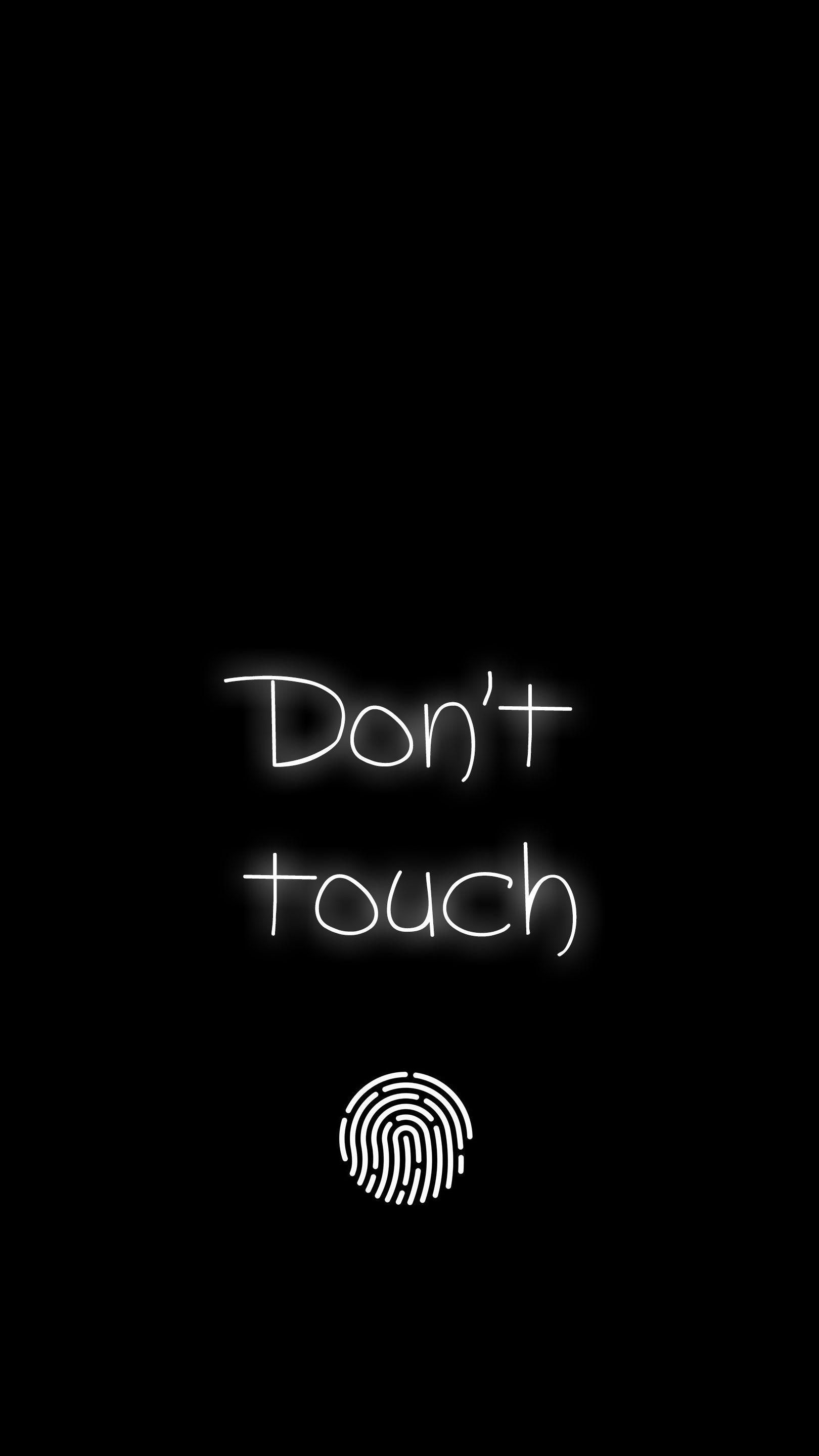 1620x2880 Dont Touch iPhone Wallpaper. 面白いiphoneの壁紙, スマホ 壁紙 黒, モバイル用壁紙, Phone