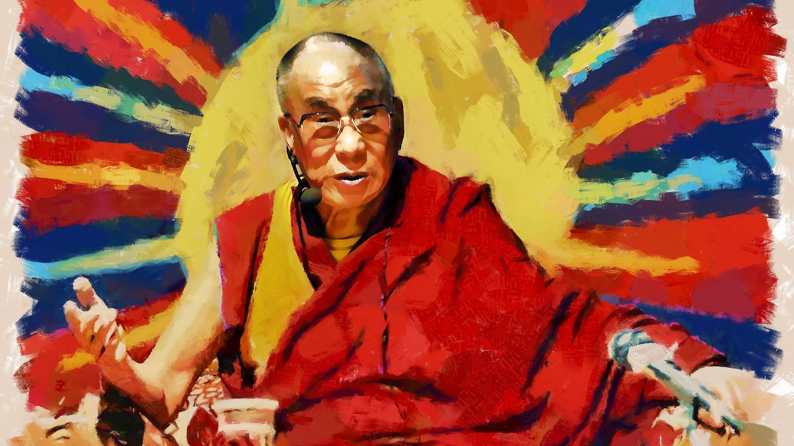 2560x1440 Religion, Tibetan Buddhism, Buddhism, Dalai Lama, Tenzin, Desktop