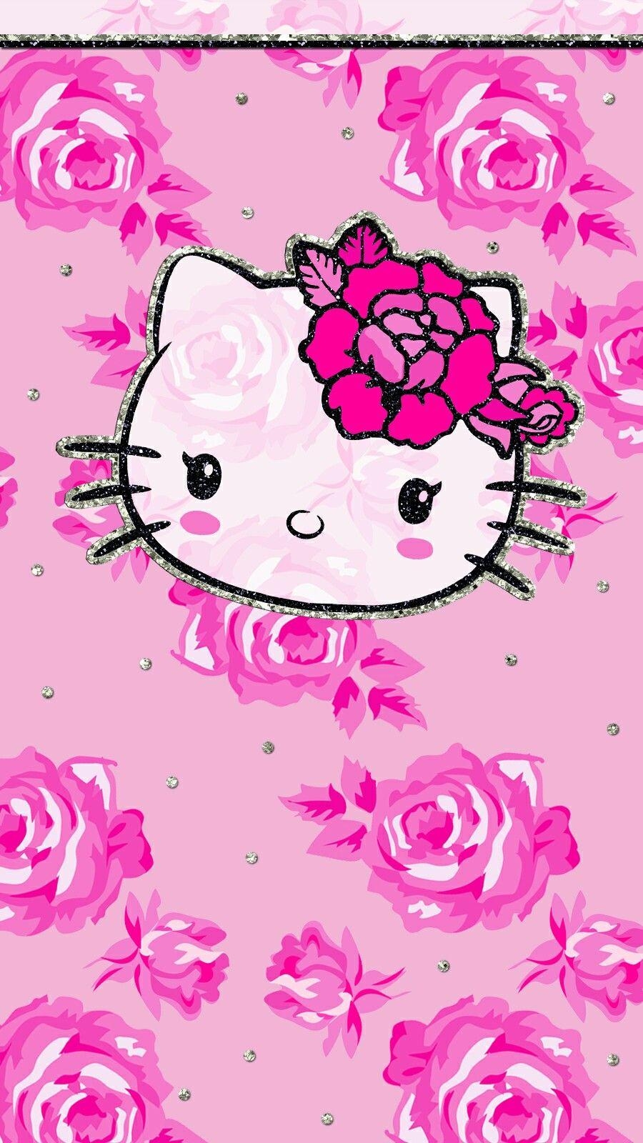 900x1600 hot #pink #wallpaper #iphone #cutewalls #hello_kitty. Hello kitty background, Kitty wallpaper, Wallpaper iphone cute, Phone