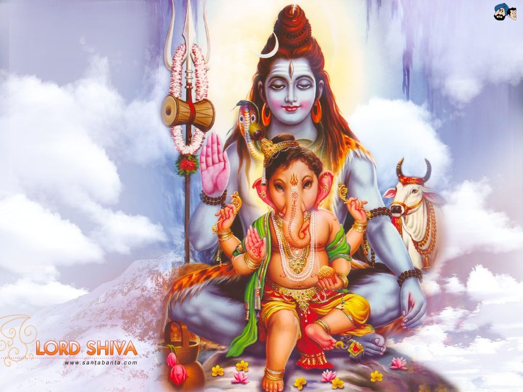 1030x770 Lord Shiva Ganesha And Lord Shiva, Desktop