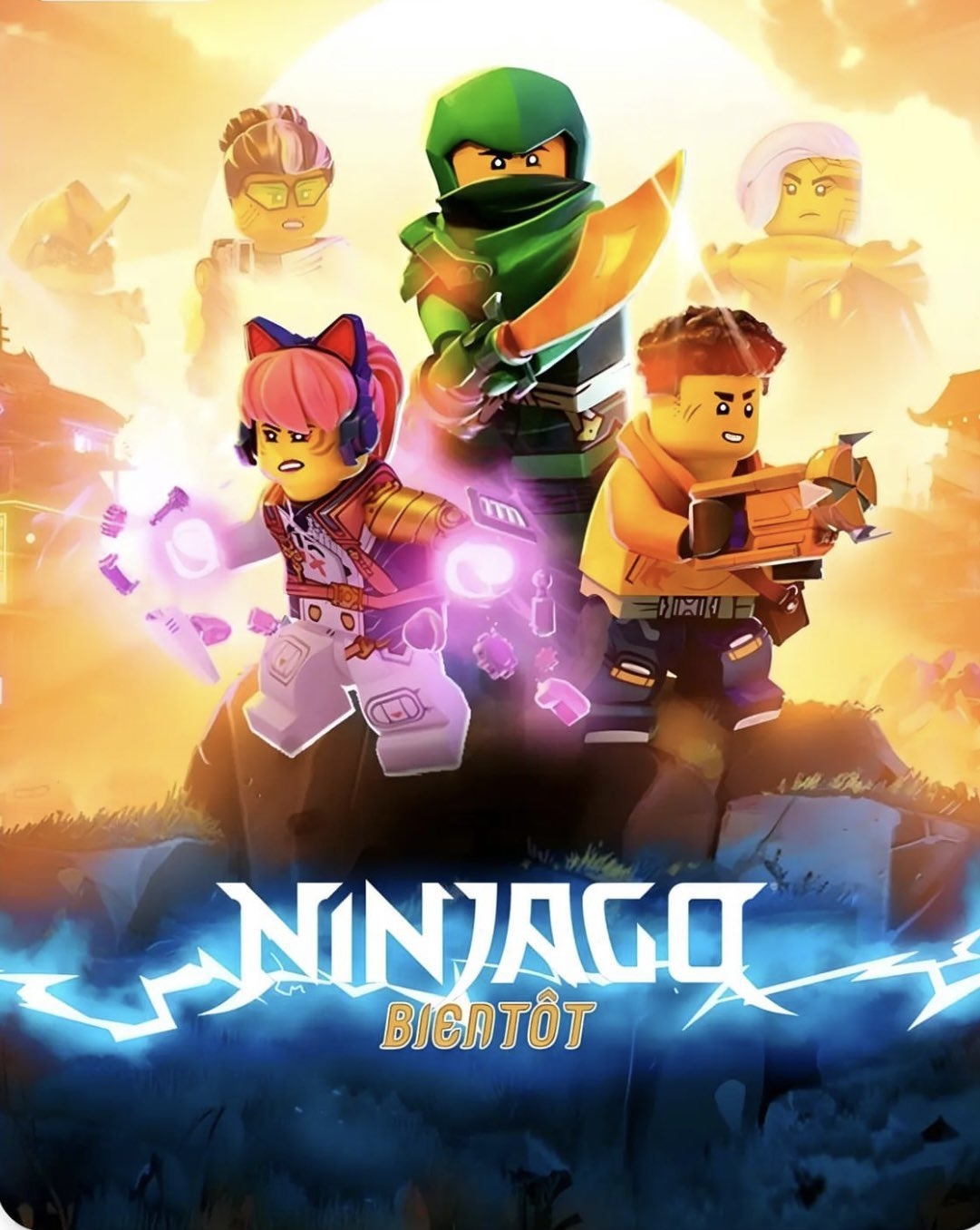 1090x1360 The Lego Ninjago Hub new poster for 'Ninjago: Dragons Rising' has been released!, Phone