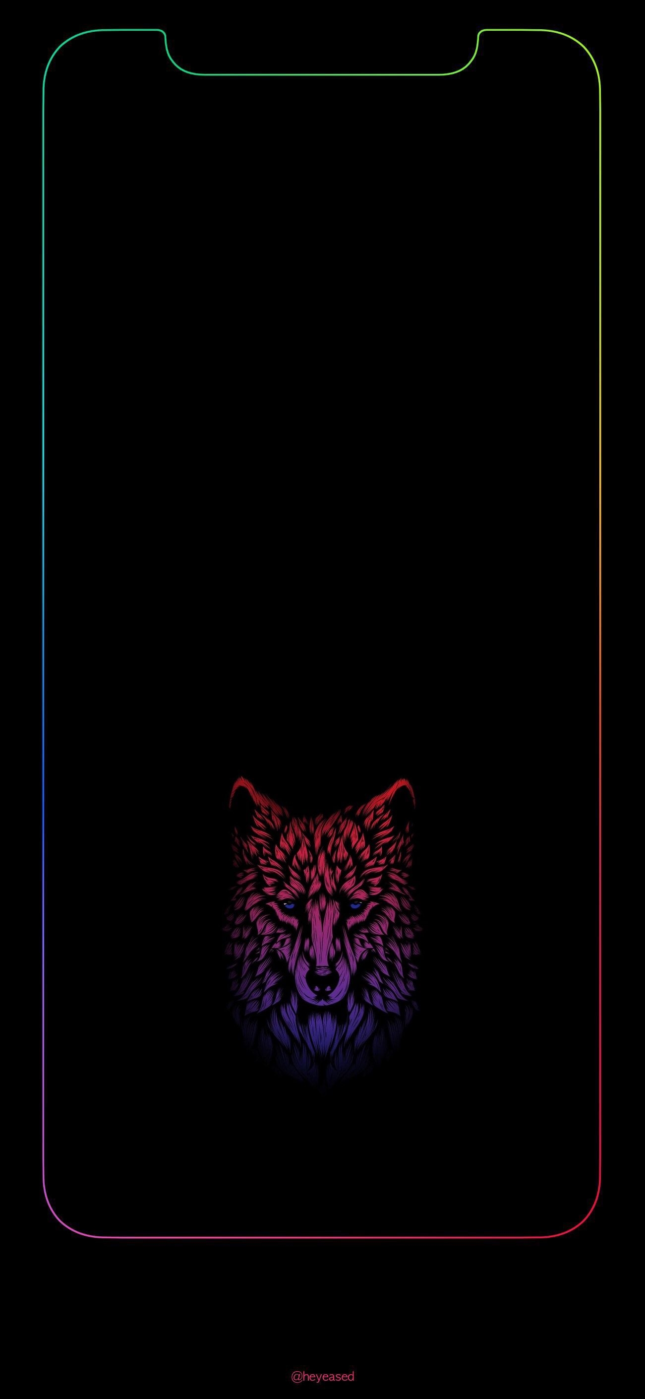 1310x2820 Bordered Wallpaper, Phone