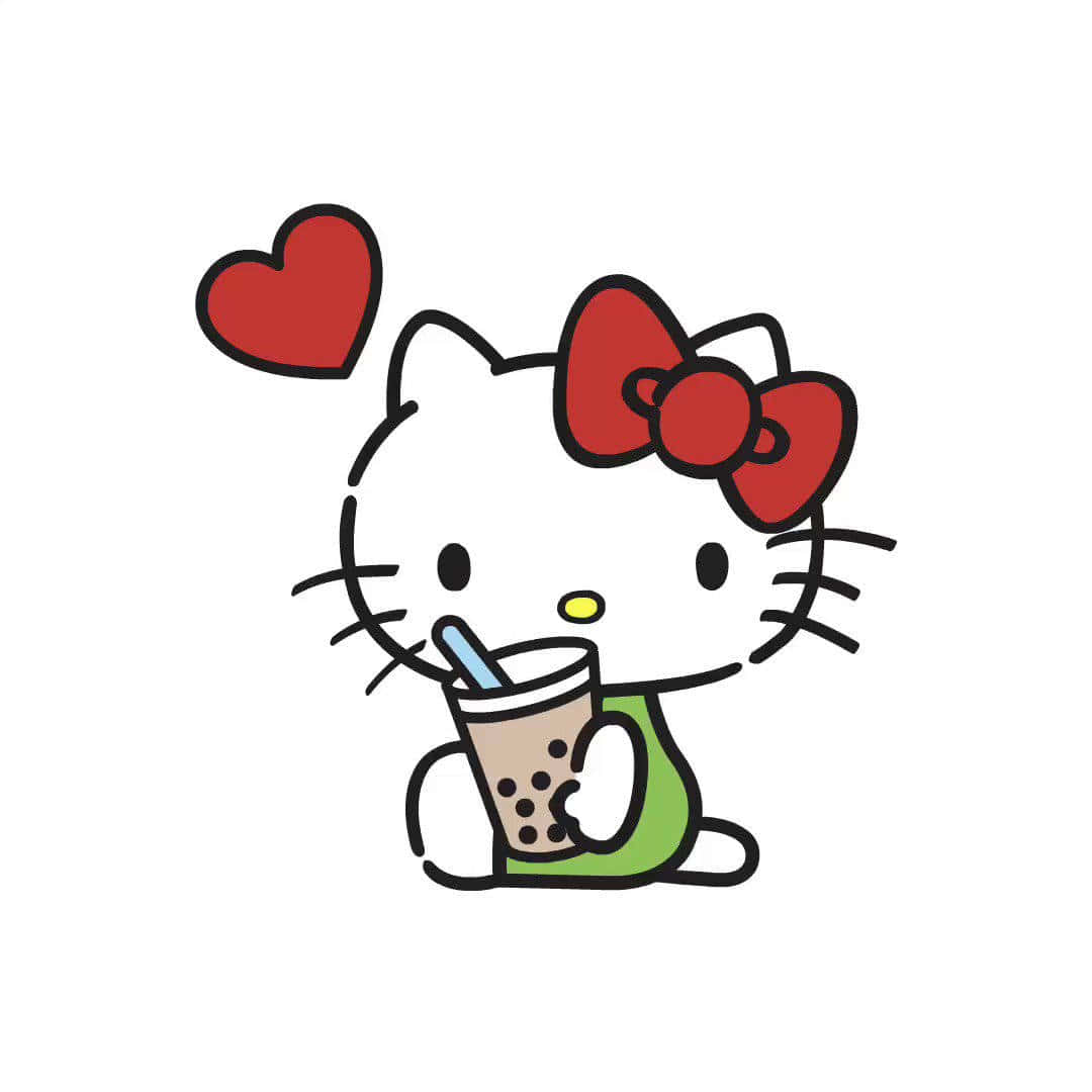 1080x1080 Download Hello Kitty Bubble Tea Sanrio, Phone