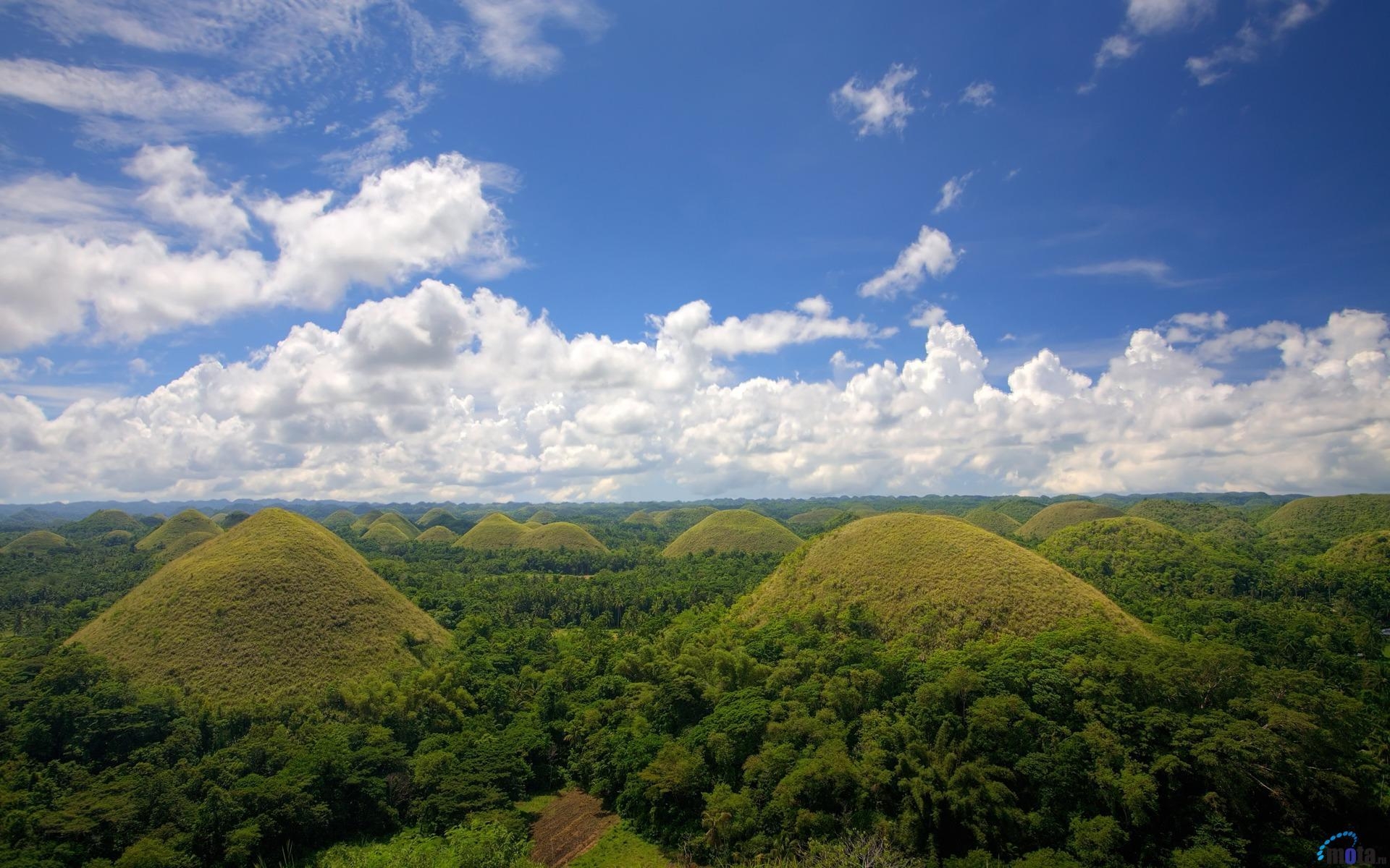 1920x1200 Chocolate Hills of Bohol (Philippines) HD Wallpaper. Background, Desktop