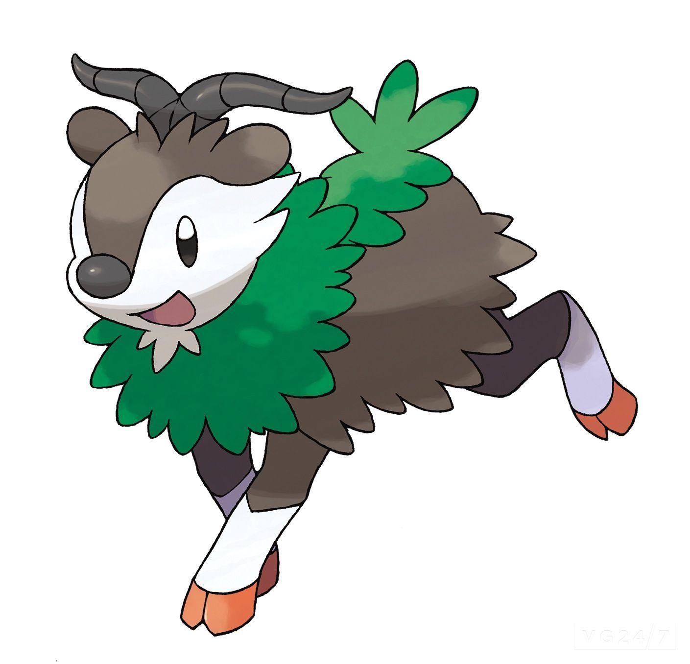 1410x1360 Skiddo the evolution of Go goat from Pokemon X and Y. Pokemon, Desktop