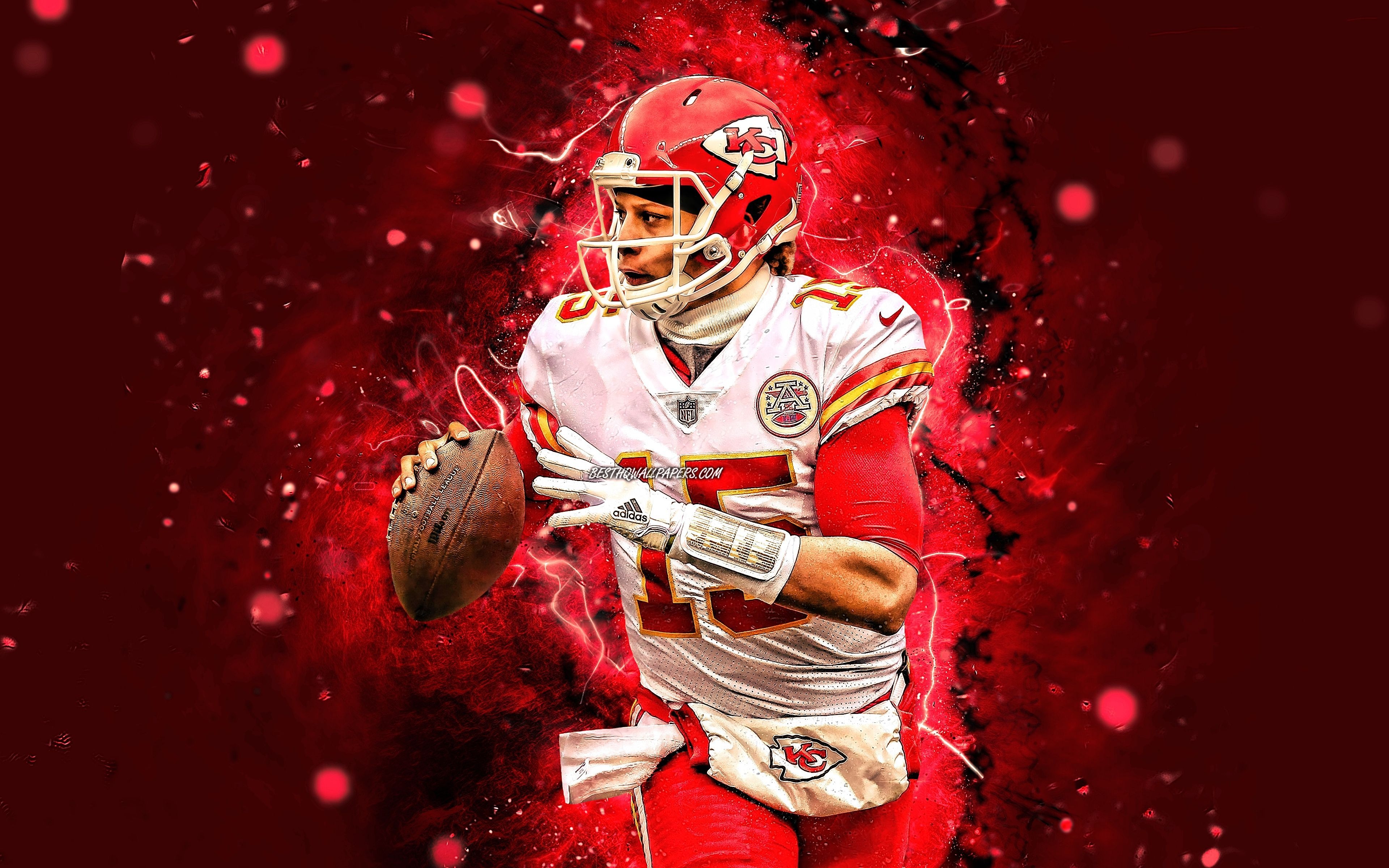 3840x2400 Patrick Mahomes, 4k, quarterback, Kansas City Chiefs, american football, NFL, Patrick Lavon Mahomes II, National. Chiefs wallpaper, Kansas city chiefs, Kc chiefs, Desktop