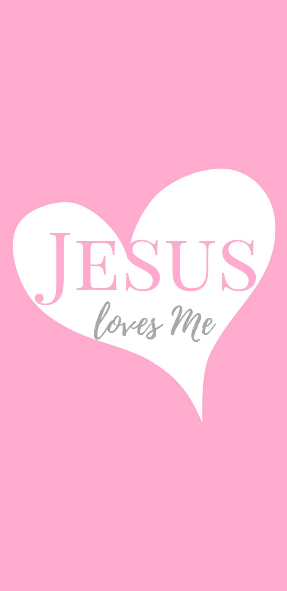 940x1920 Pink I Love Jesus iPhone Wallpaper, Phone