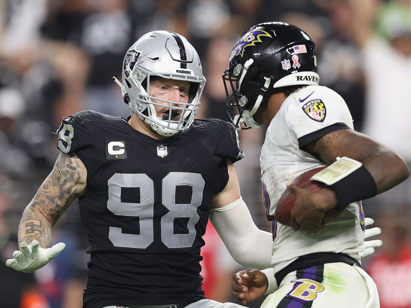 1400x1050 Raiders News: Maxx Crosby wins AFC Defensive Player of the Week And Black Pride, Desktop