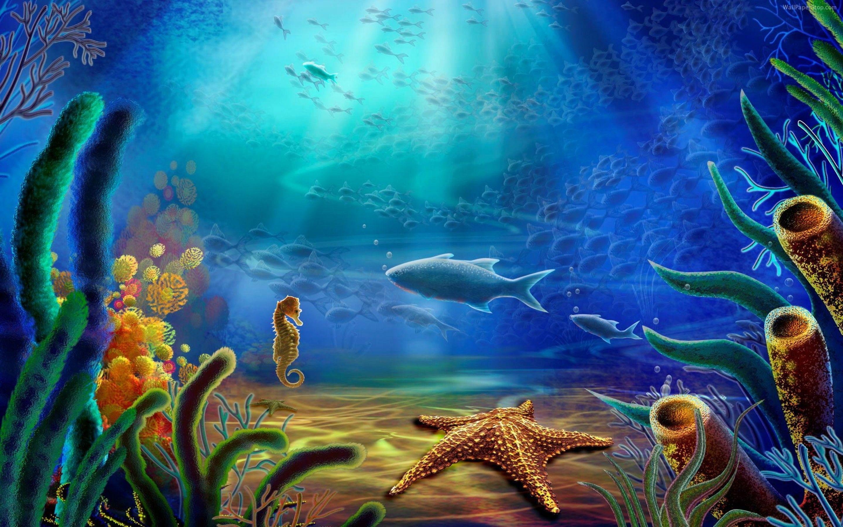 2880x1800 Under Sea Wallpaper, Desktop