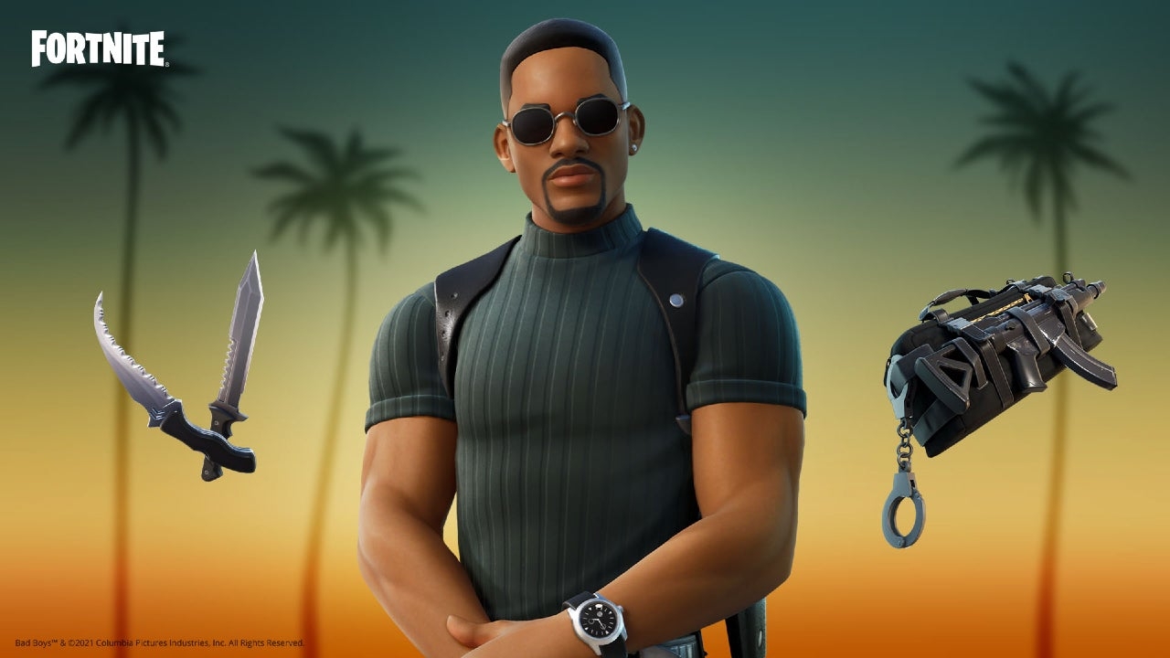 1280x720 Fortnite Adds Will Smith's Mike Lowrey Character From Bad Boys, Desktop