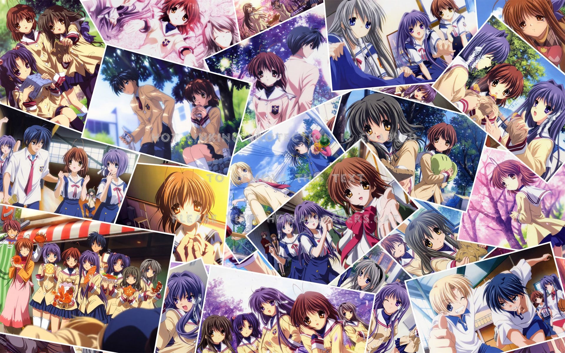 1920x1200 anime collage group girl sweet cute boy, Desktop