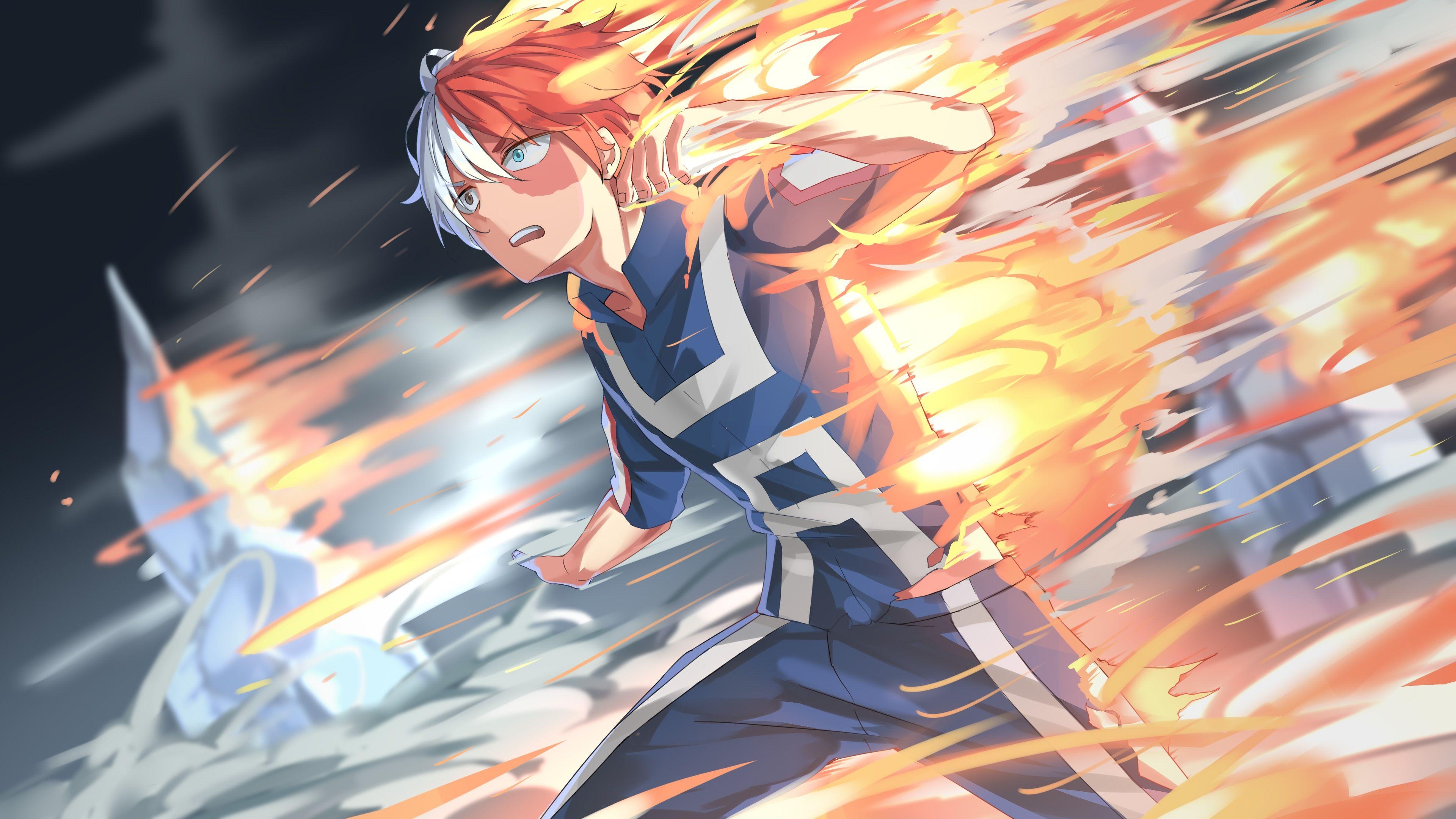 3840x2160 Shouto Todoroki My Hero Academia 4k, HD Anime, 4k Wallpaper, Image, Desktop