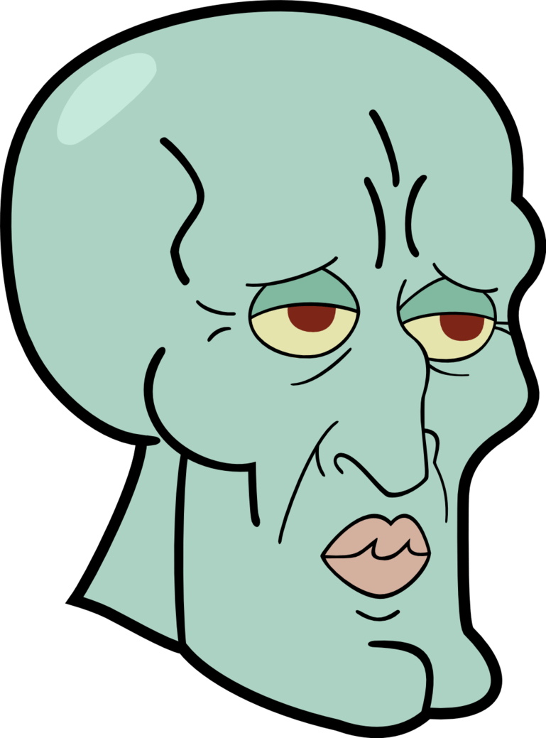 770x1040 Free download Handsome Squidward Vector, Phone