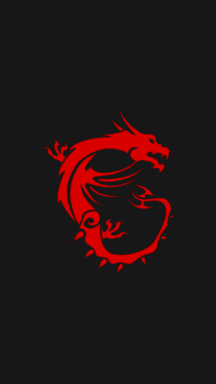 750x1340 Download  Msi, Dragon, Logo Wallpaper for iPhone iPhone, Phone