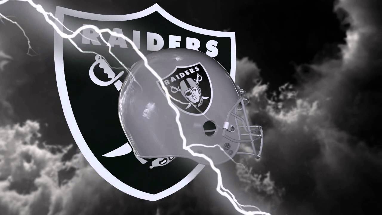 1280x720 Oakland Raiders Helmet and Logo Lightning Experience, Desktop