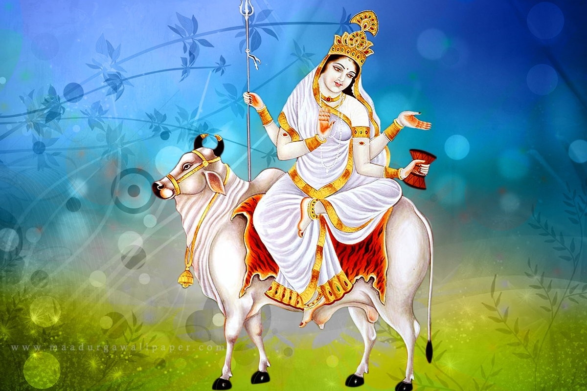 1200x800 Goddess Mahagauri Photo, Desktop