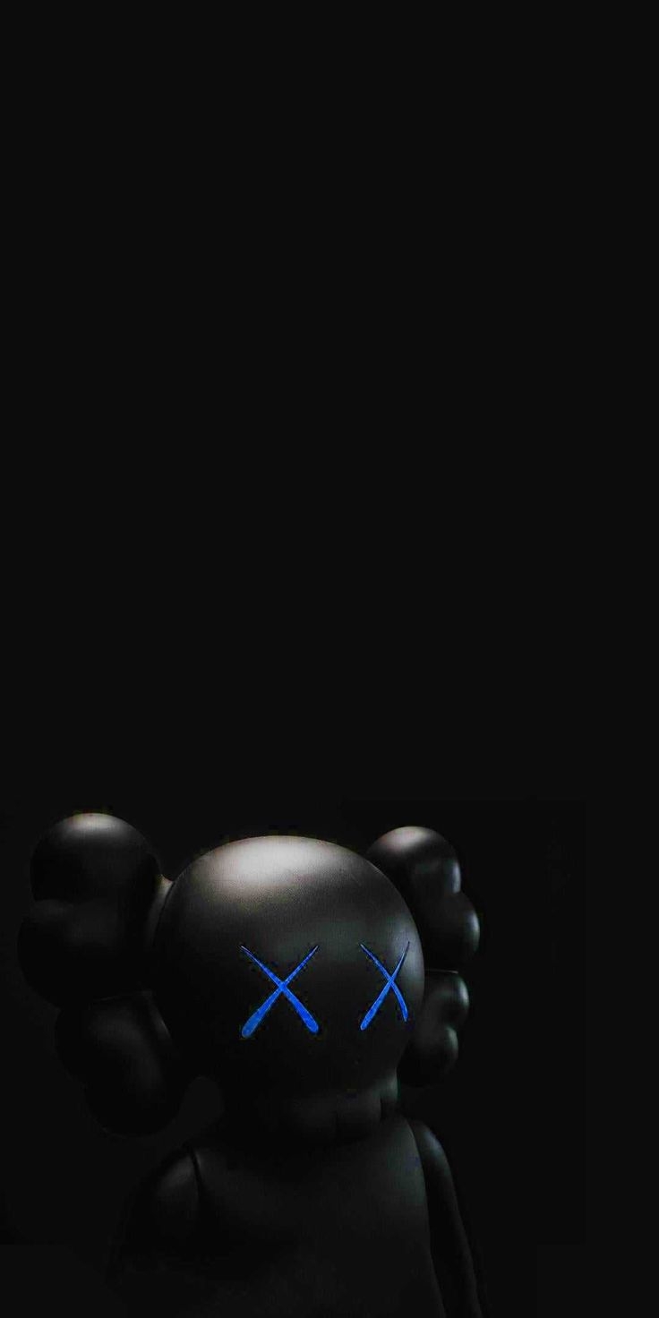 740x1480 Free Black Kaws Wallpaper for a Bold, Phone