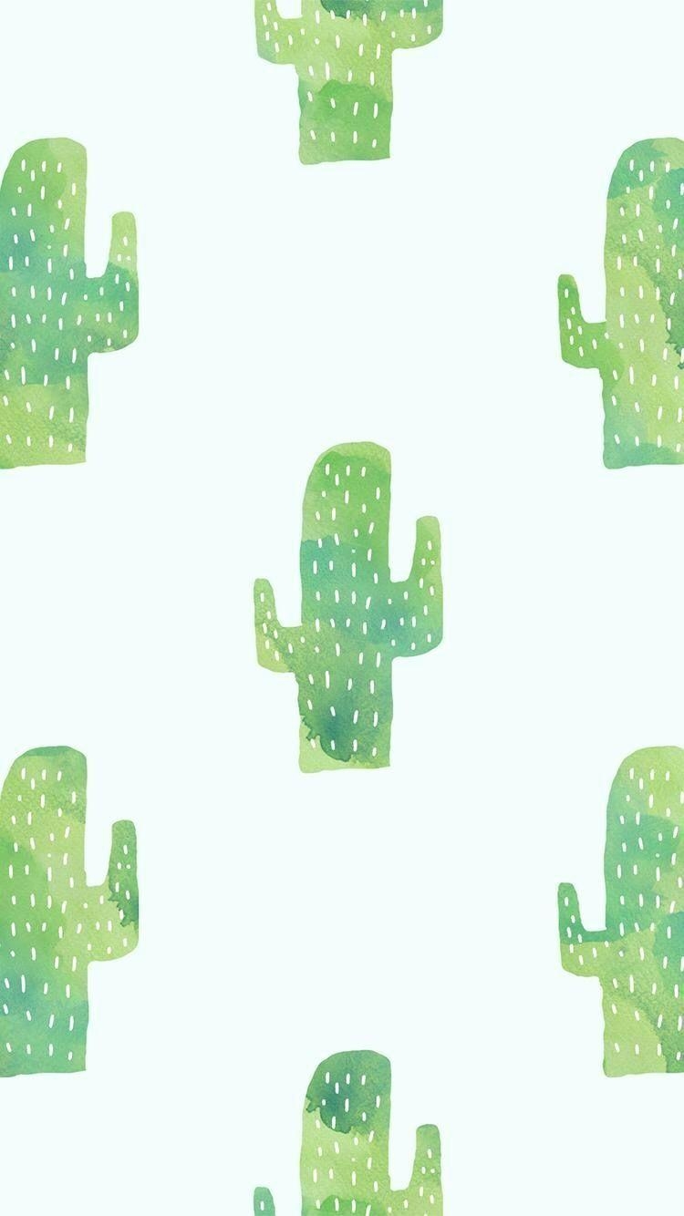 750x1340 Cute Cactus Wallpaper Elegant Background Wallpaper Background Tumblr, Phone