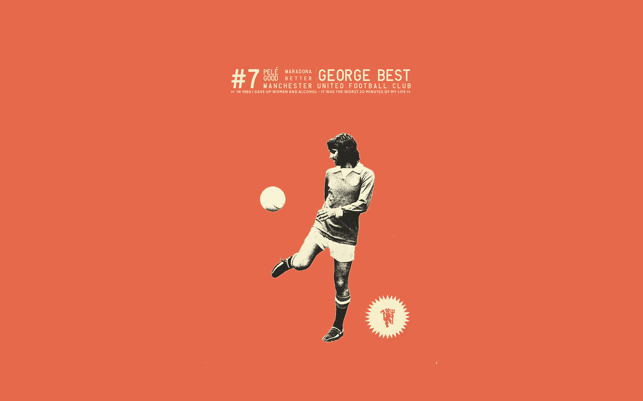 1280x800 I wanted a George Best wallpaper, but couldn't find any good ones, Desktop