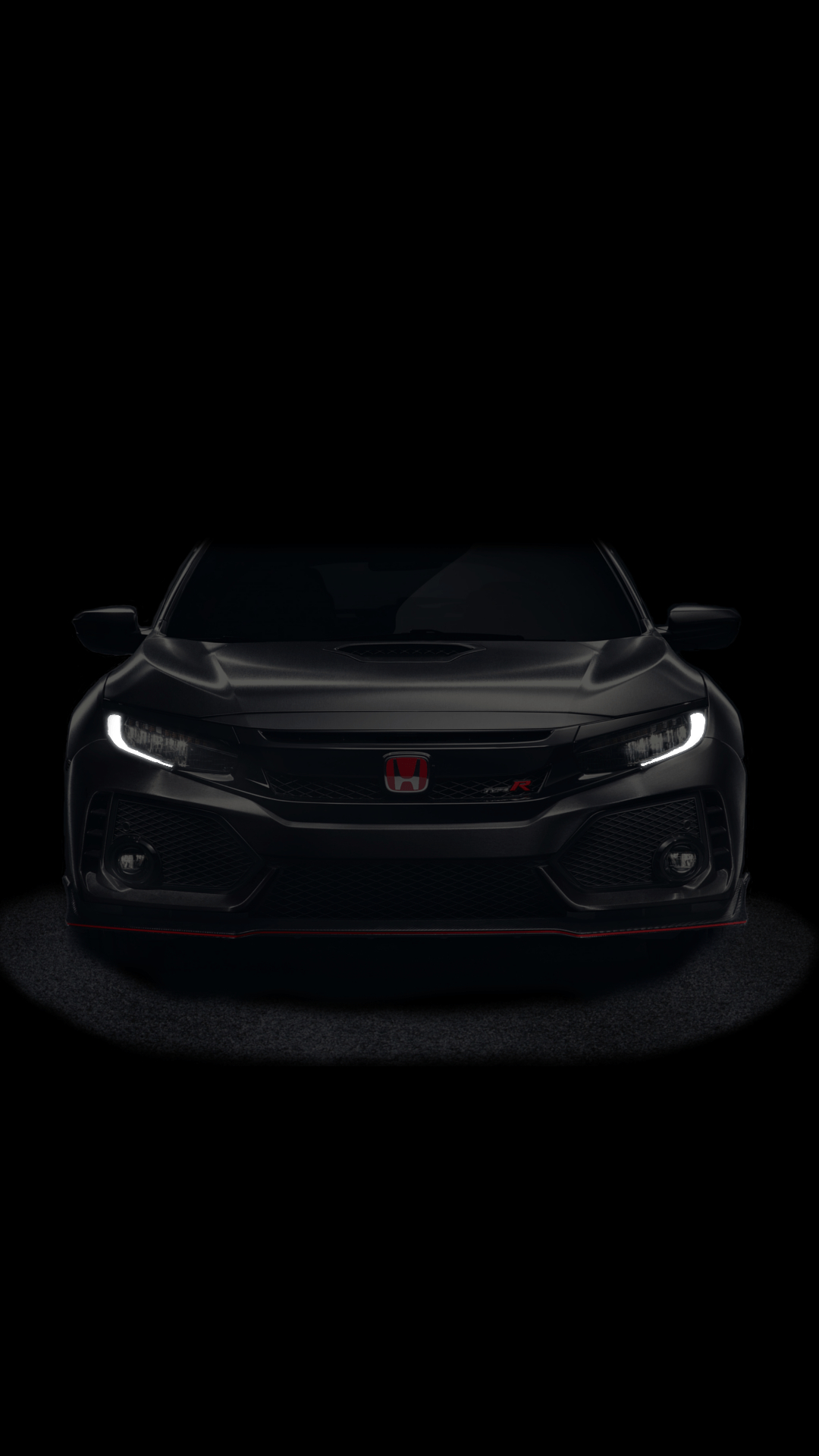 1080x1920 Dark Honda Civic Type R [], Phone