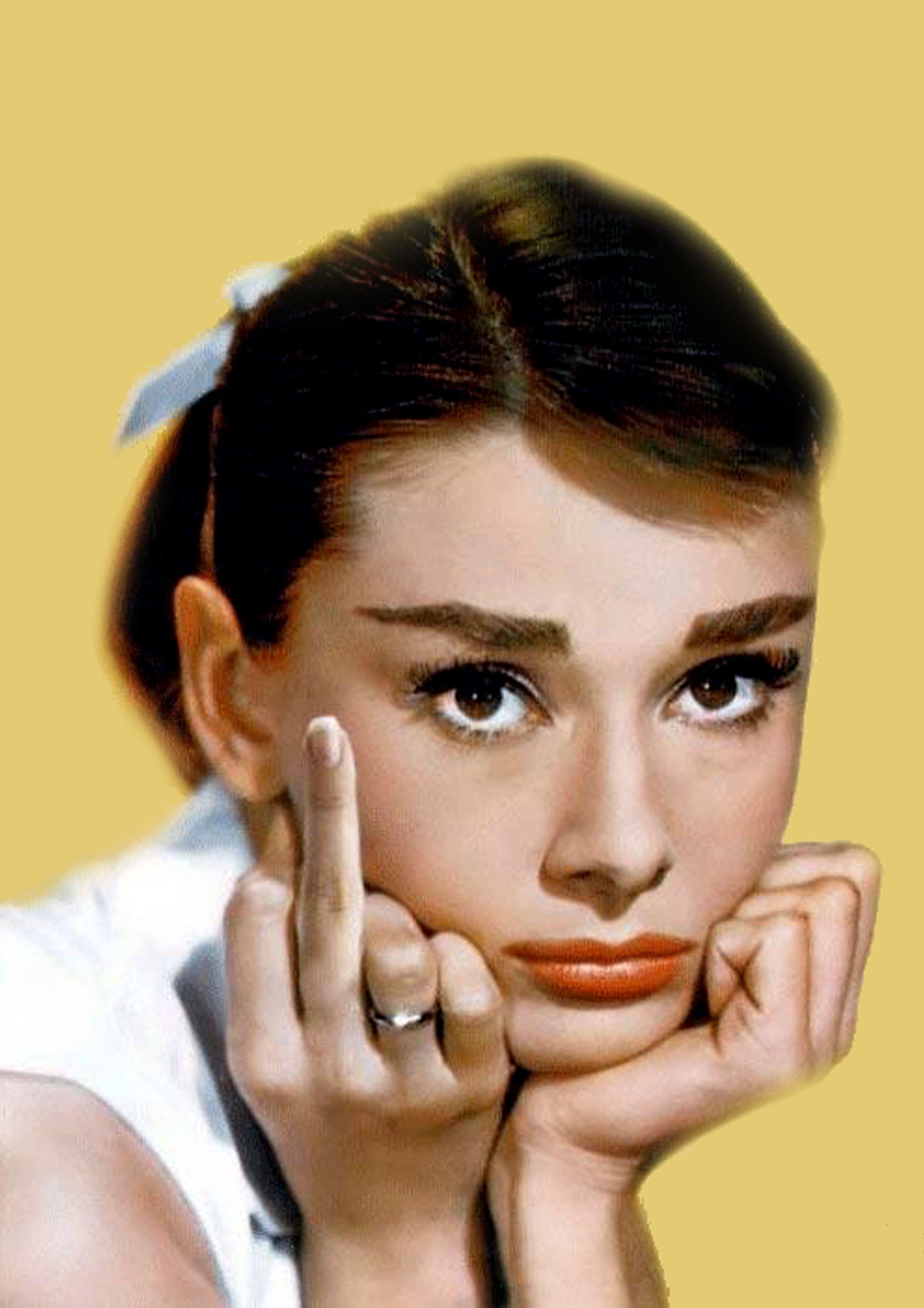 2340x3300 Hilarious Celeb GIFs. Audrey Hepburn. Audrey, Phone