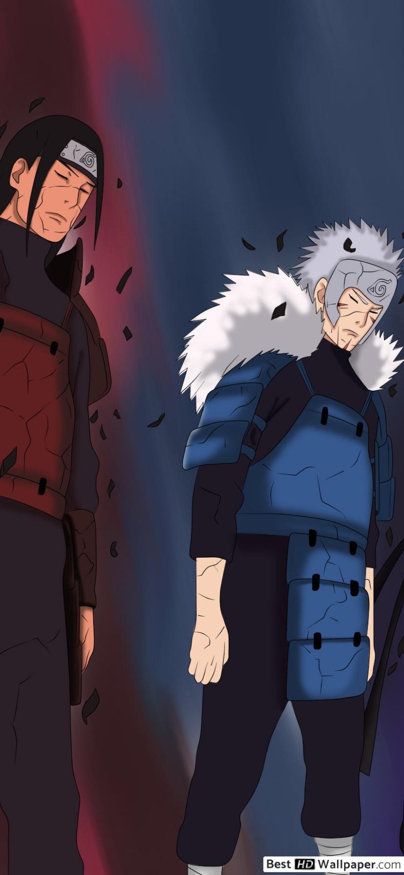 830x1800 Naruto Shippuden Senju, Tobirama Senju, Hiruzen, Phone