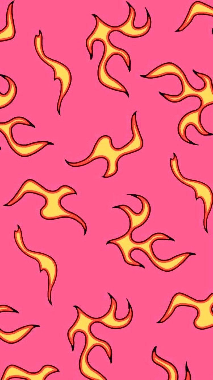 750x1340 pink cherry bomb flames. Edgy wallpaper, iPhone wallpaper image, iPhone wallpaper tumblr aesthetic, Phone