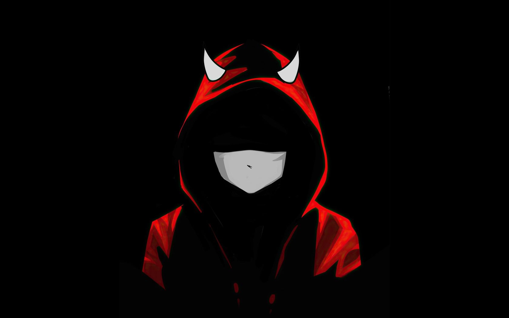 1680x1050 Devil Boy Minimal Mask 4k  Resolution HD 4k Wallpaper, Image, Background, Photo and Picture, Desktop