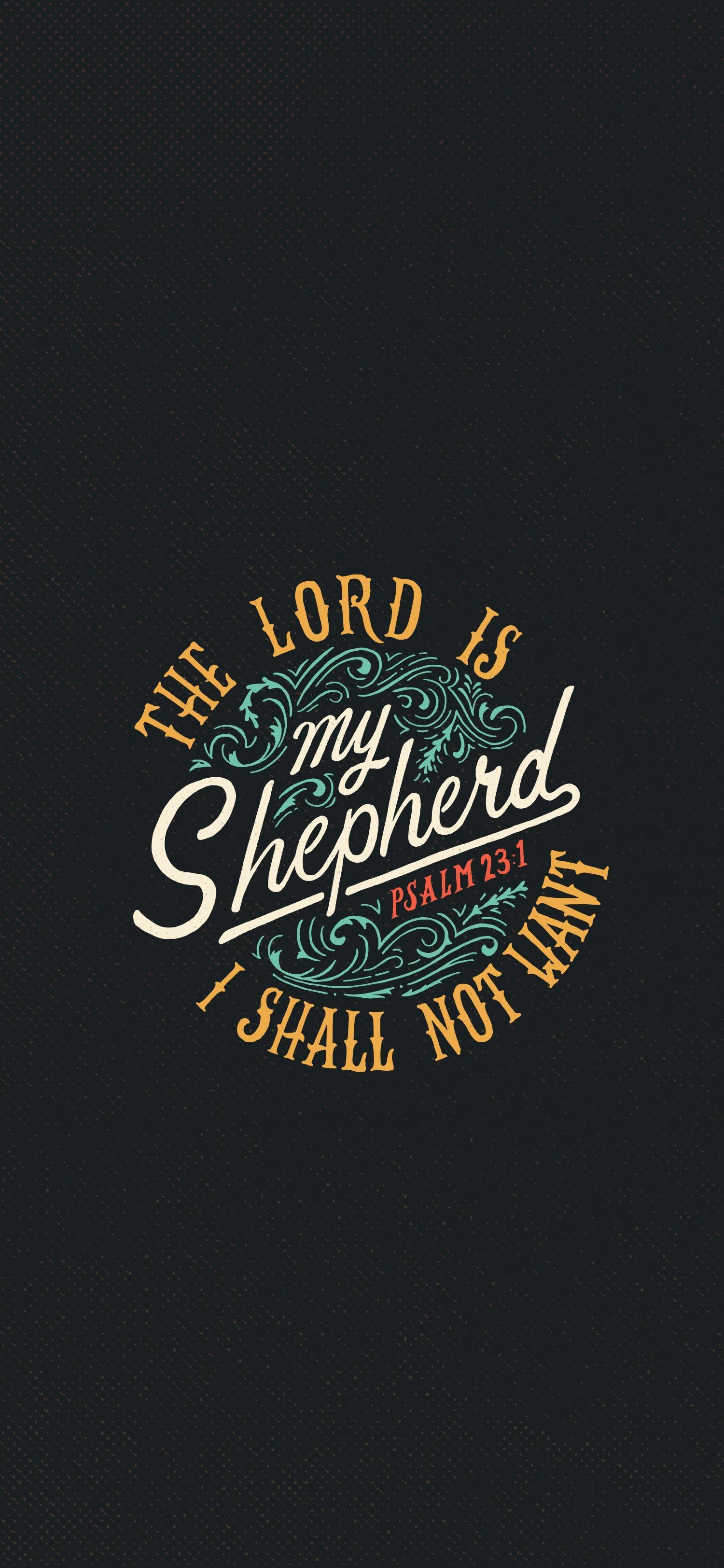 1500x3250 Psalm 23:1, Phone